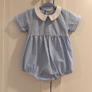 Sweet Dreams Blue Bubble with Peter Pan Collar, 9M, Like New